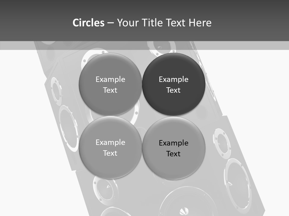 Speaker Isolated Entertainment PowerPoint Template