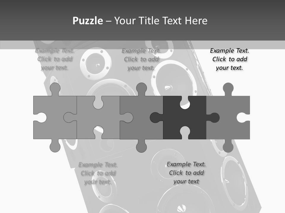 Speaker Isolated Entertainment PowerPoint Template