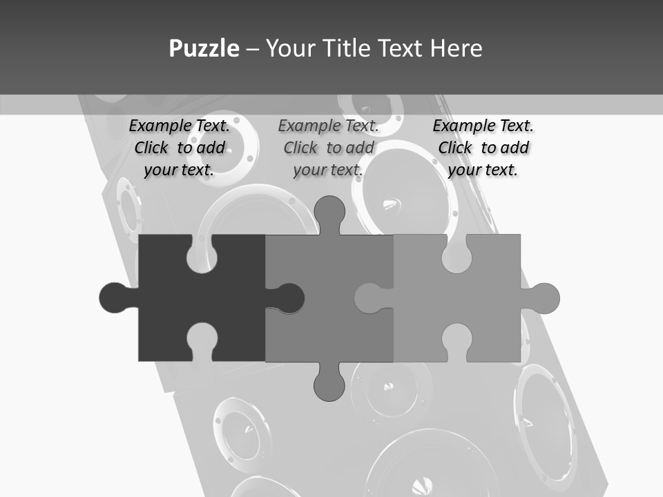 Speaker Isolated Entertainment PowerPoint Template