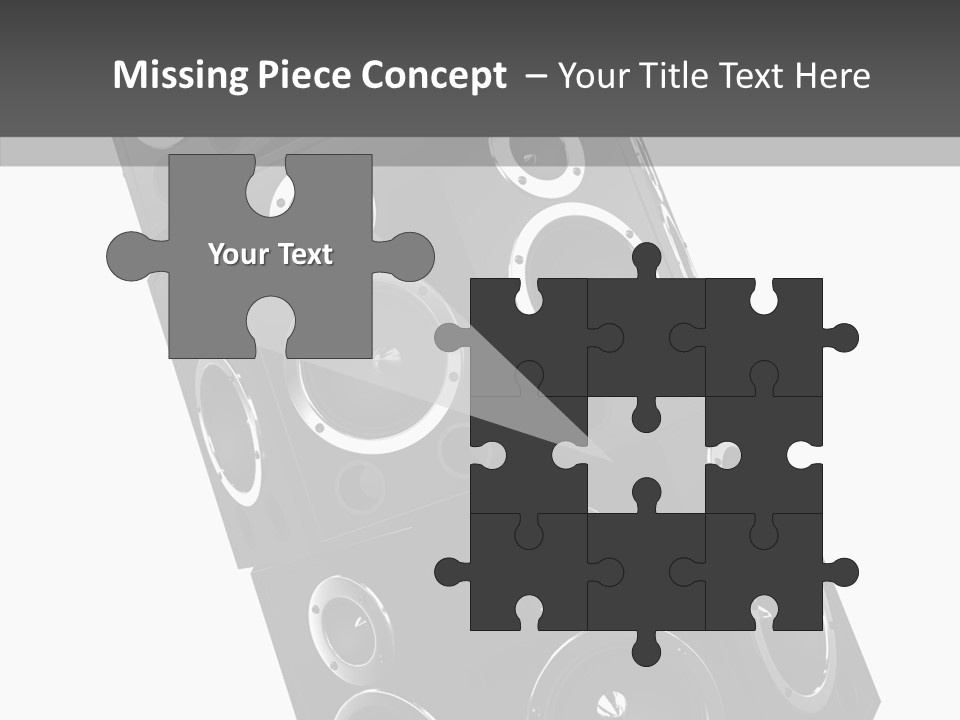 Speaker Isolated Entertainment PowerPoint Template