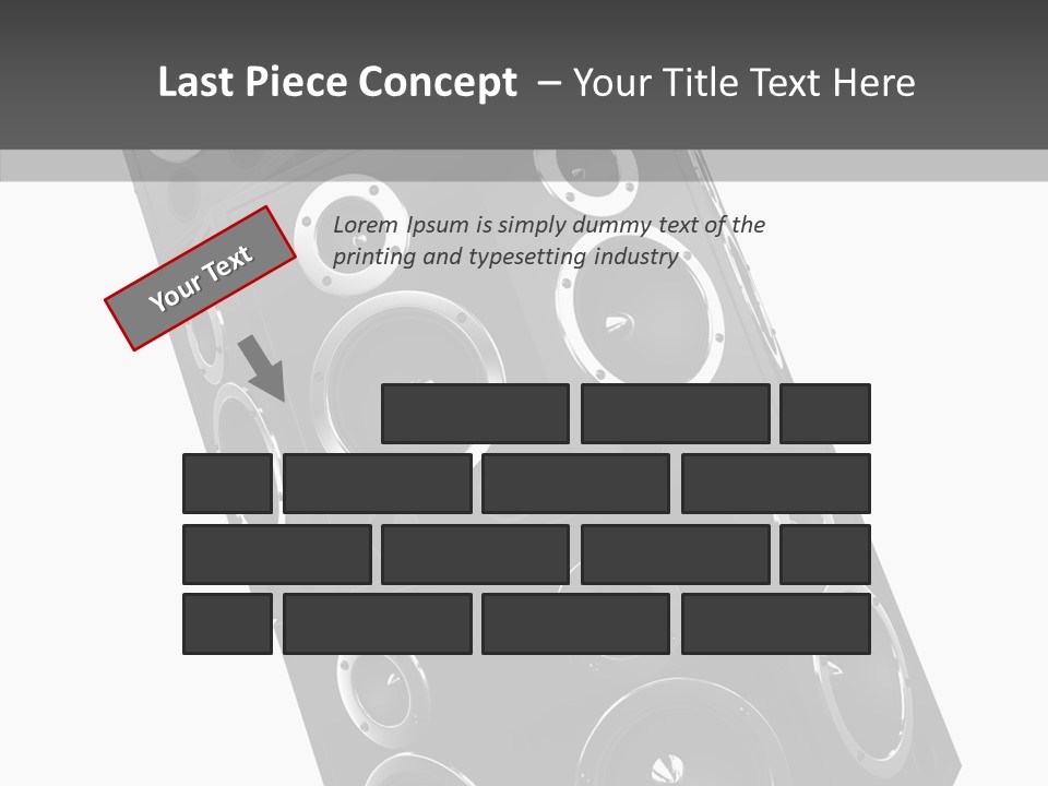 Speaker Isolated Entertainment PowerPoint Template