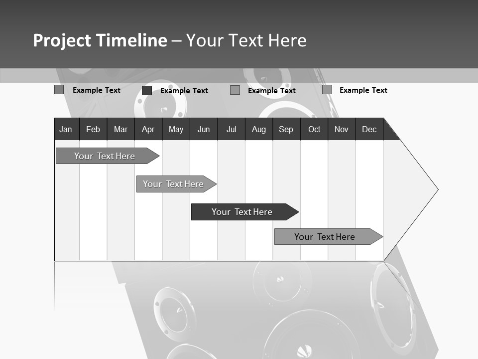 Speaker Isolated Entertainment PowerPoint Template