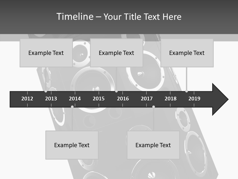 Speaker Isolated Entertainment PowerPoint Template