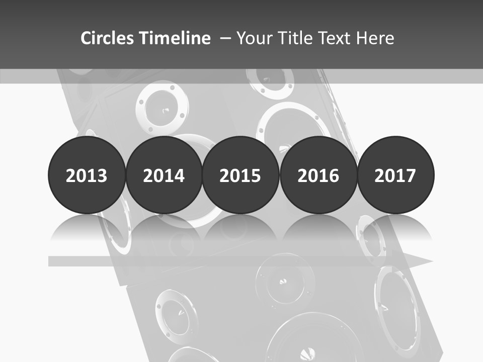 Speaker Isolated Entertainment PowerPoint Template