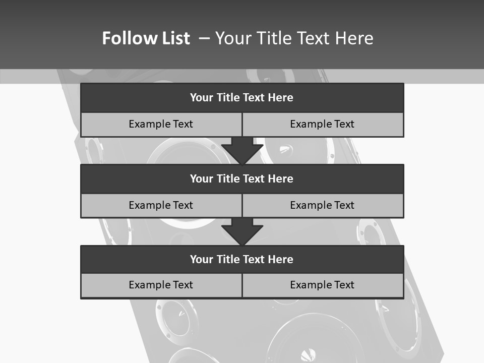 Speaker Isolated Entertainment PowerPoint Template