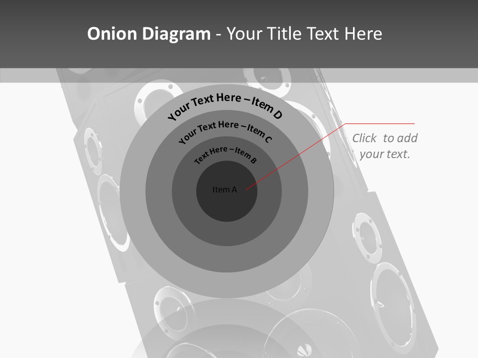 Speaker Isolated Entertainment PowerPoint Template