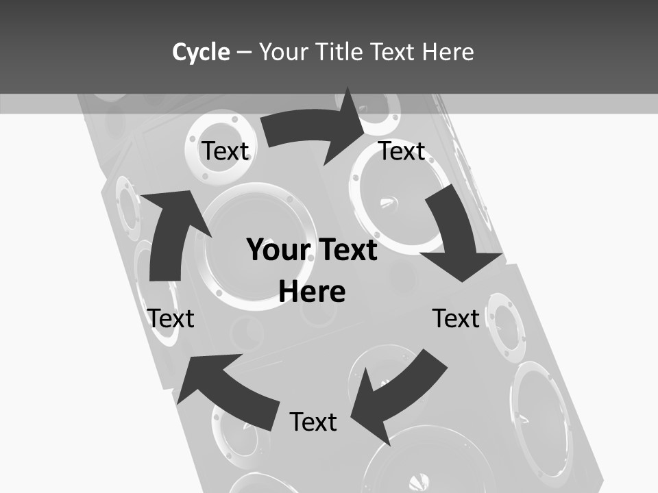 Speaker Isolated Entertainment PowerPoint Template