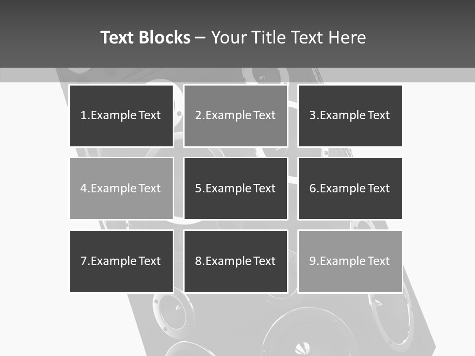 Speaker Isolated Entertainment PowerPoint Template