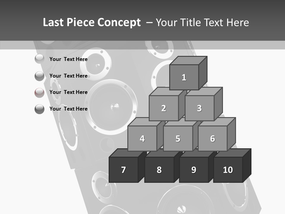 Speaker Isolated Entertainment PowerPoint Template