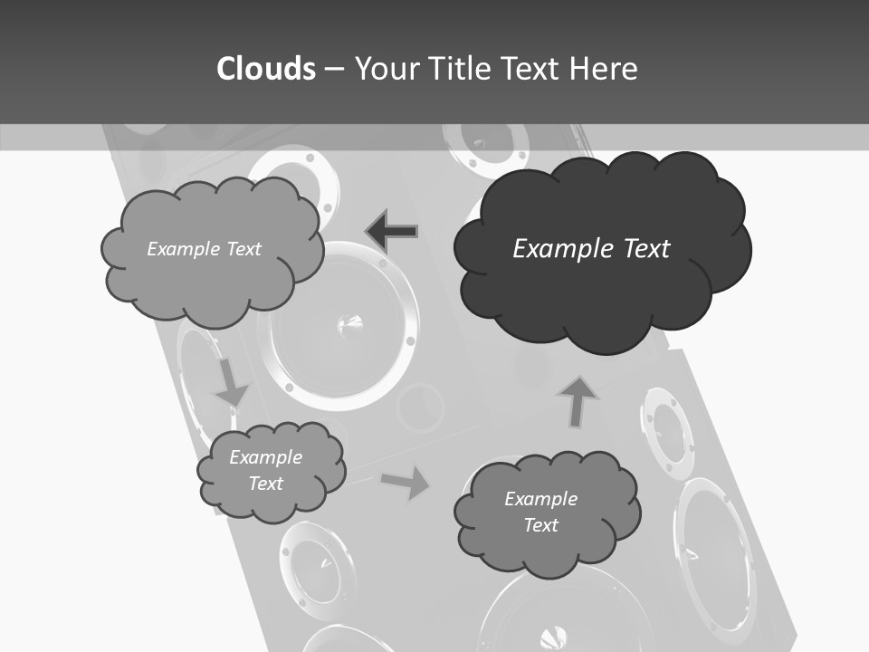 Speaker Isolated Entertainment PowerPoint Template
