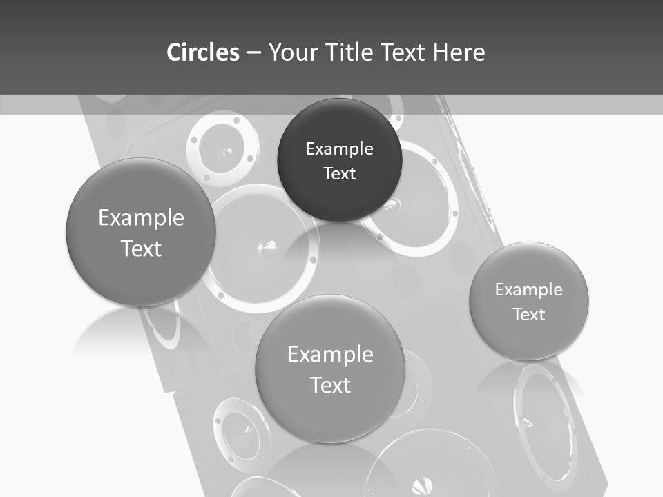 Speaker Isolated Entertainment PowerPoint Template