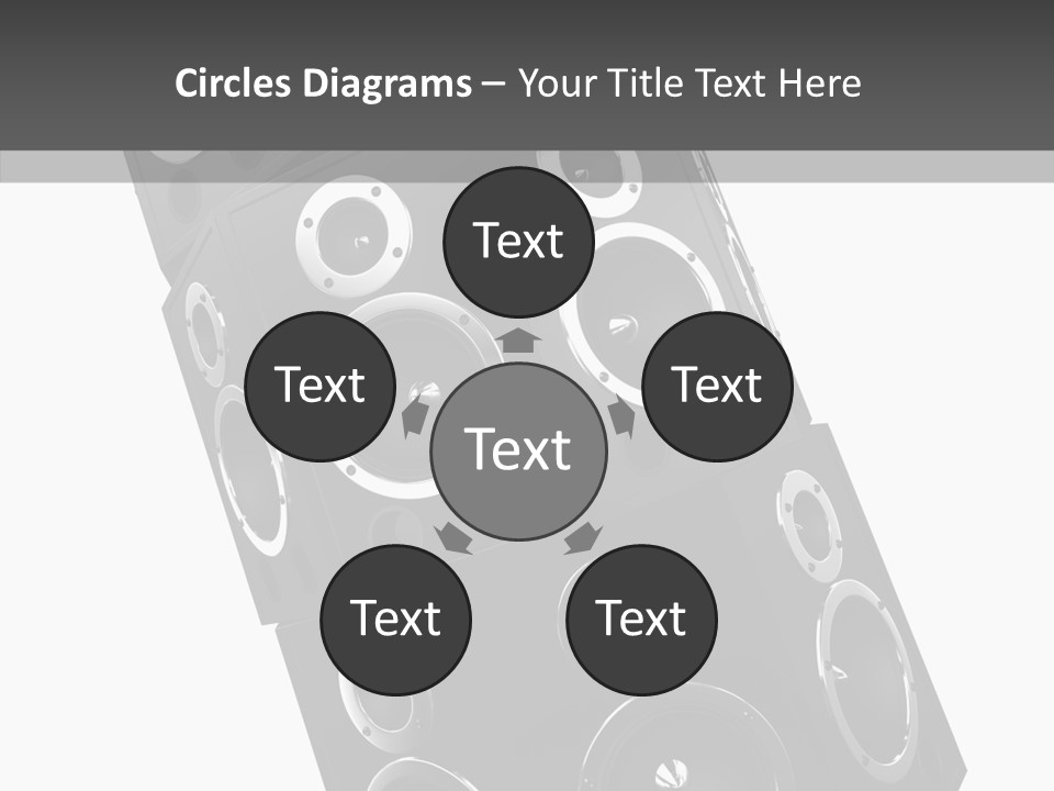 Speaker Isolated Entertainment PowerPoint Template