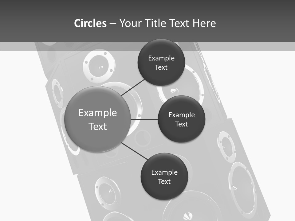 Speaker Isolated Entertainment PowerPoint Template