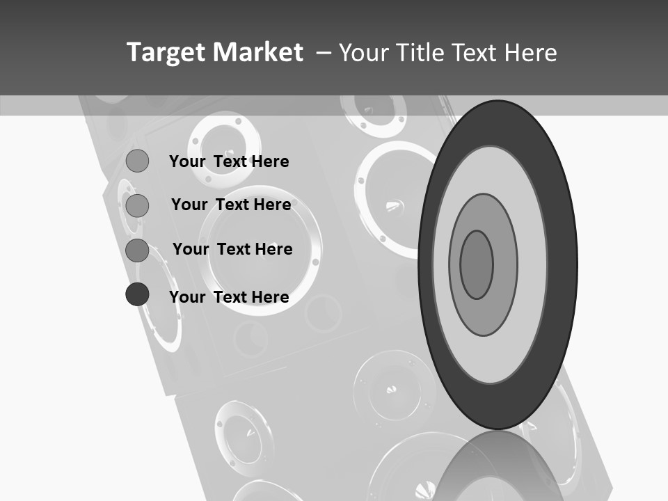 Speaker Isolated Entertainment PowerPoint Template