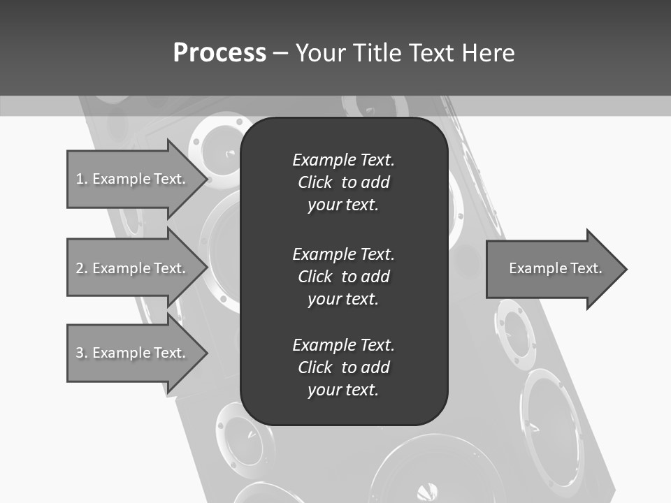 Speaker Isolated Entertainment PowerPoint Template