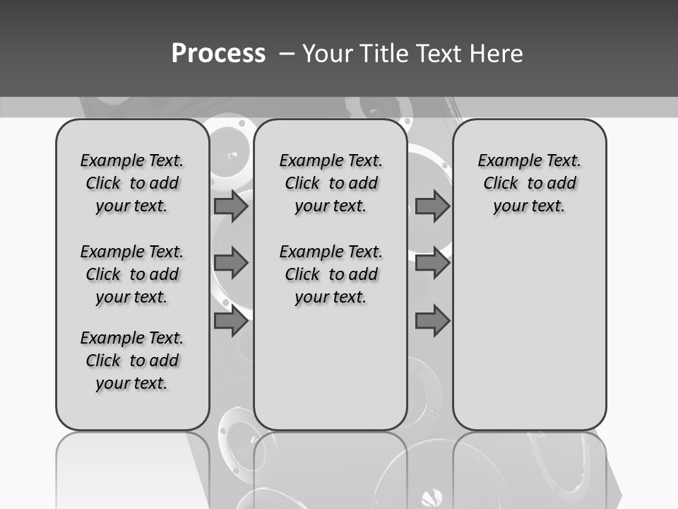 Speaker Isolated Entertainment PowerPoint Template