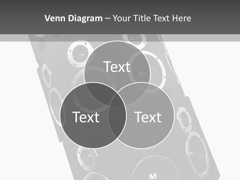 Speaker Isolated Entertainment PowerPoint Template