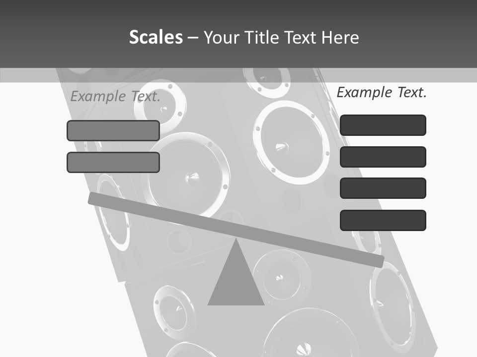 Speaker Isolated Entertainment PowerPoint Template