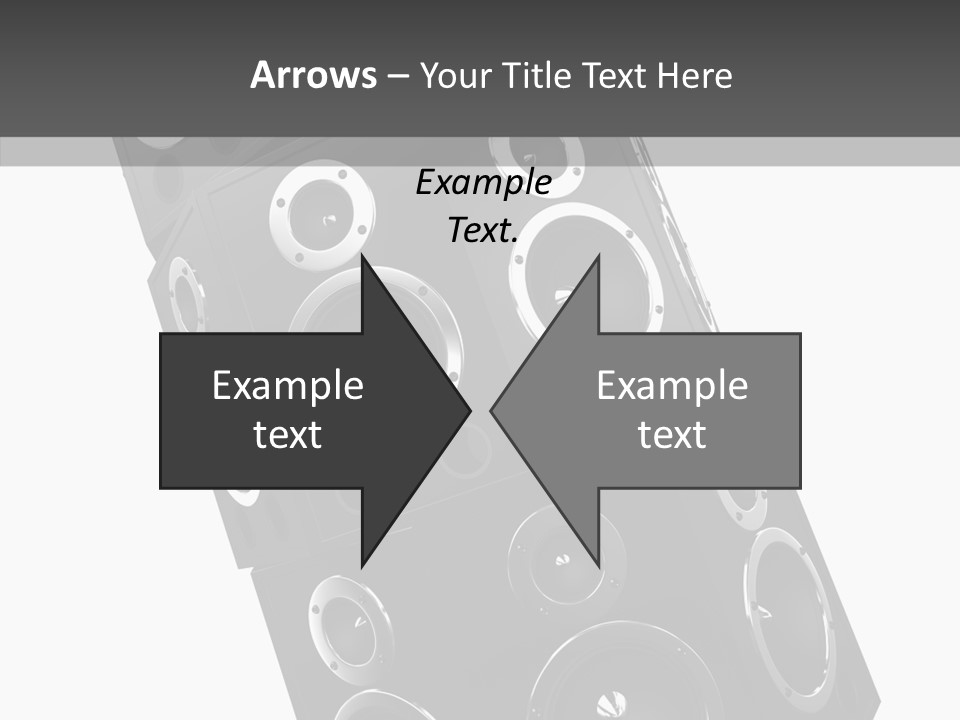 Speaker Isolated Entertainment PowerPoint Template