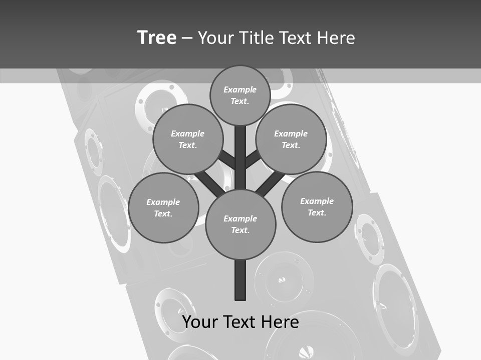 Speaker Isolated Entertainment PowerPoint Template