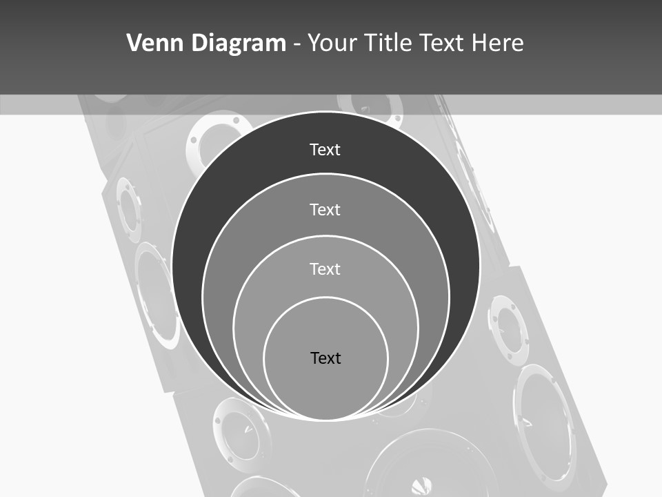 Speaker Isolated Entertainment PowerPoint Template