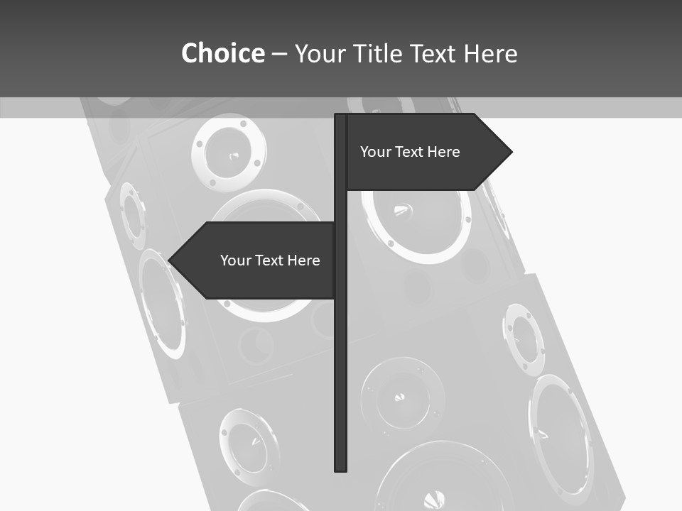 Speaker Isolated Entertainment PowerPoint Template