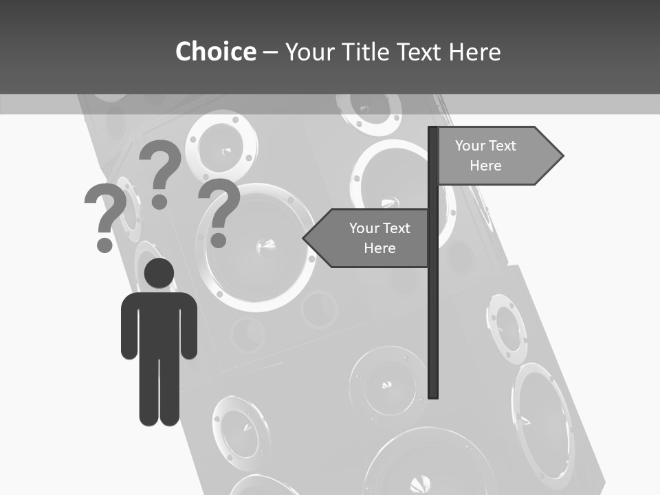Speaker Isolated Entertainment PowerPoint Template