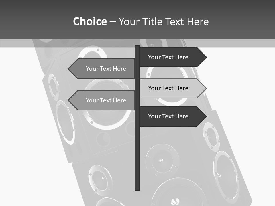 Speaker Isolated Entertainment PowerPoint Template