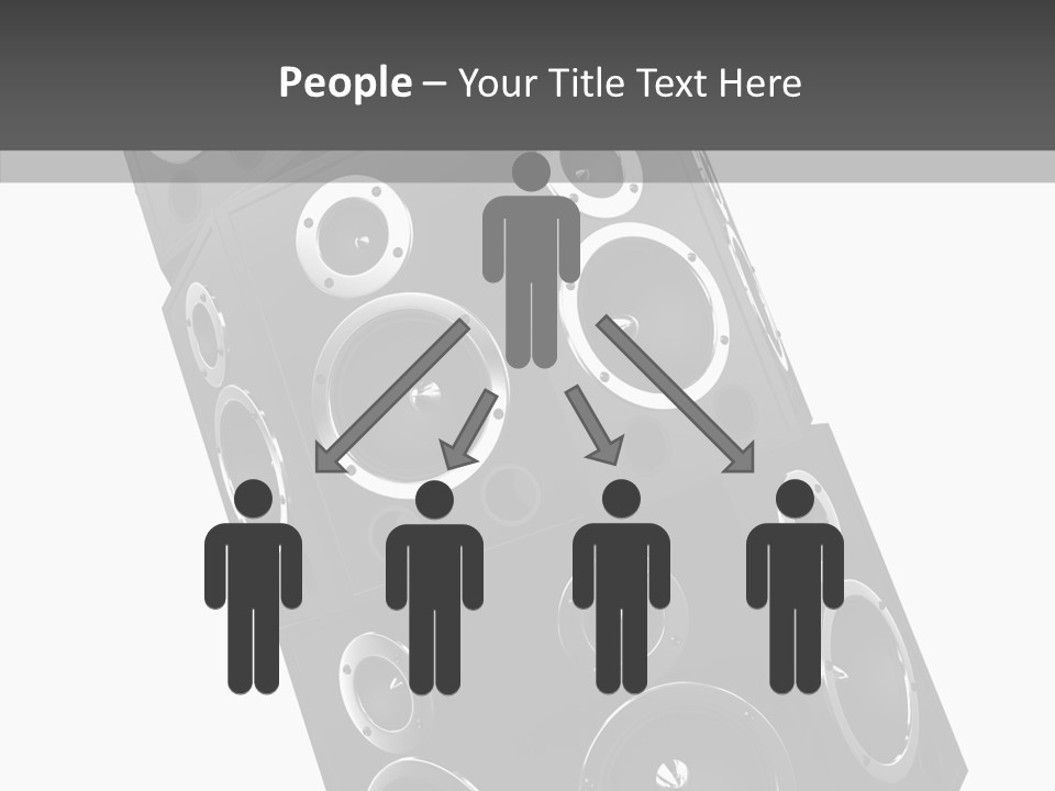 Speaker Isolated Entertainment PowerPoint Template