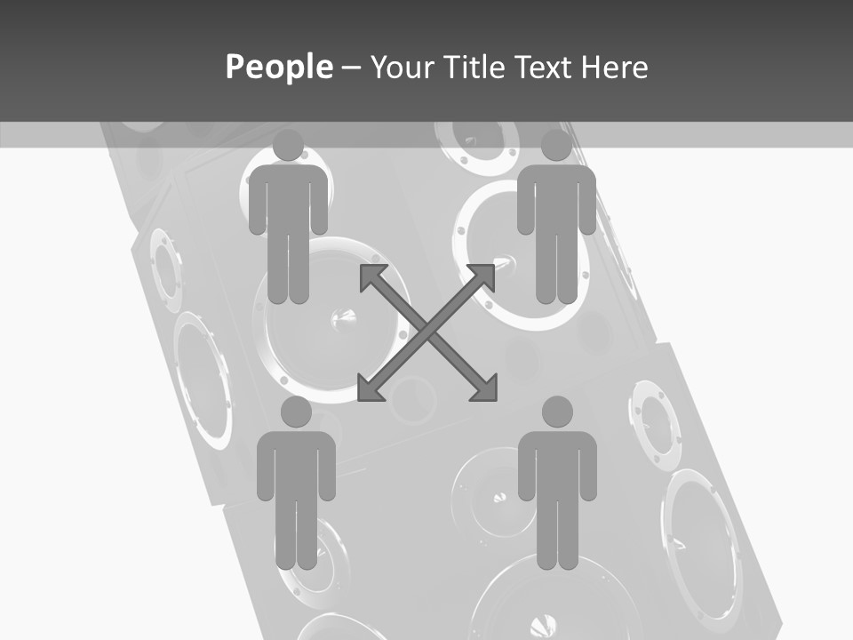 Speaker Isolated Entertainment PowerPoint Template