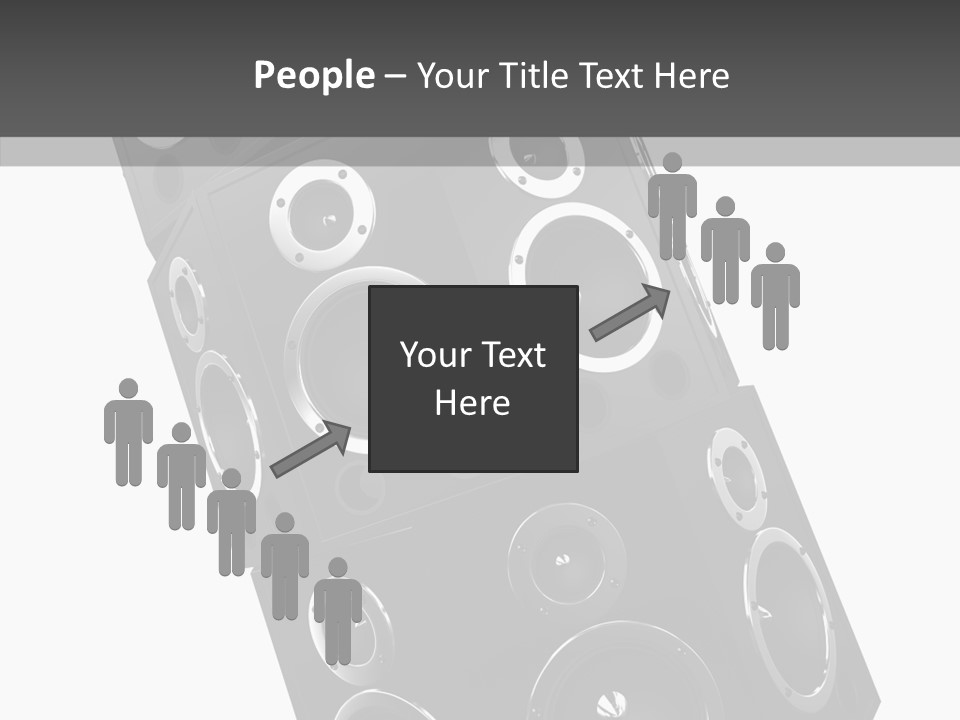 Speaker Isolated Entertainment PowerPoint Template
