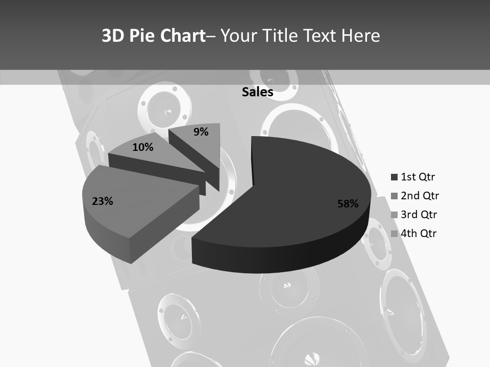 Speaker Isolated Entertainment PowerPoint Template