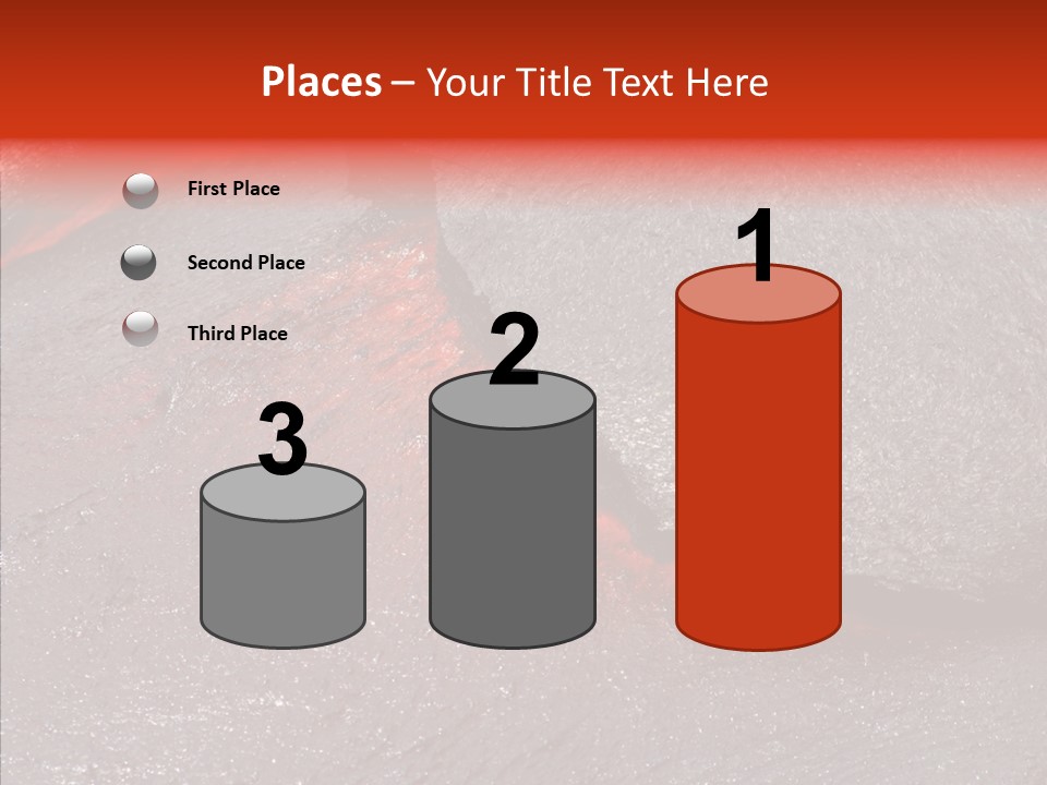 Burning Stream Superheated PowerPoint Template