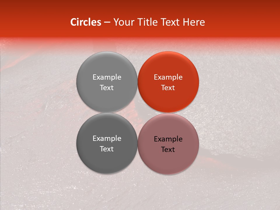 Burning Stream Superheated PowerPoint Template