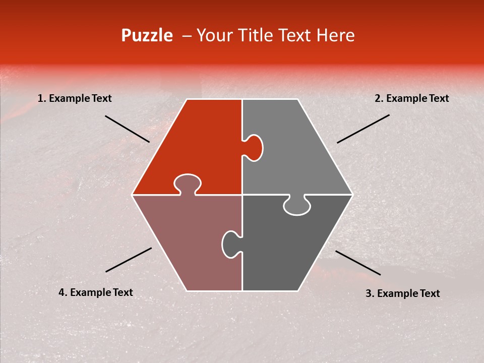 Burning Stream Superheated PowerPoint Template