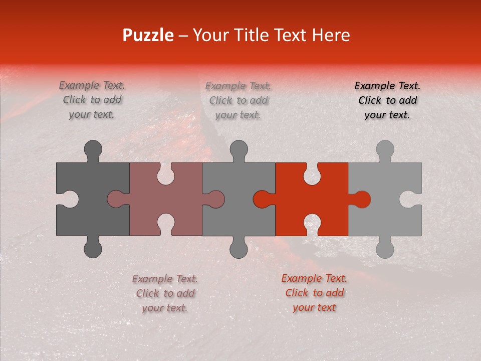 Burning Stream Superheated PowerPoint Template