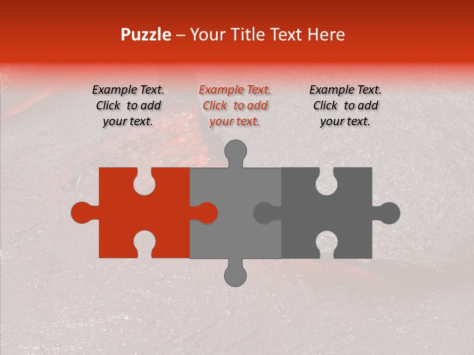 Burning Stream Superheated PowerPoint Template