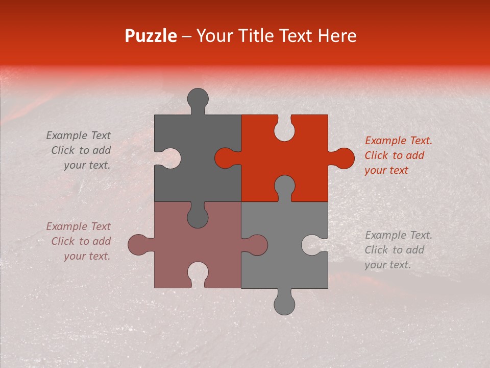 Burning Stream Superheated PowerPoint Template