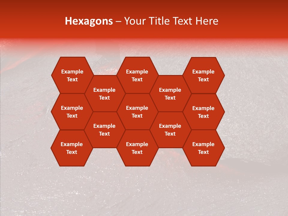 Burning Stream Superheated PowerPoint Template