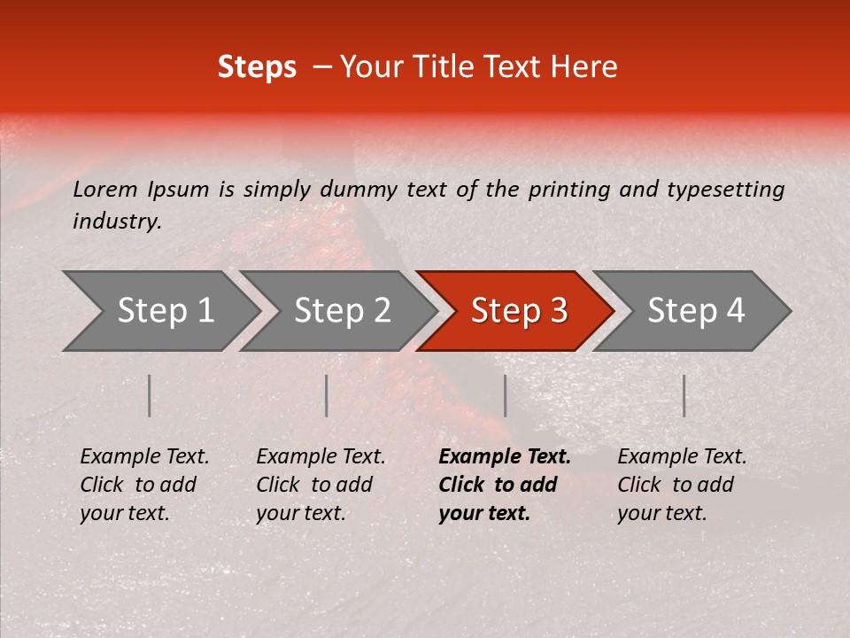 Burning Stream Superheated PowerPoint Template