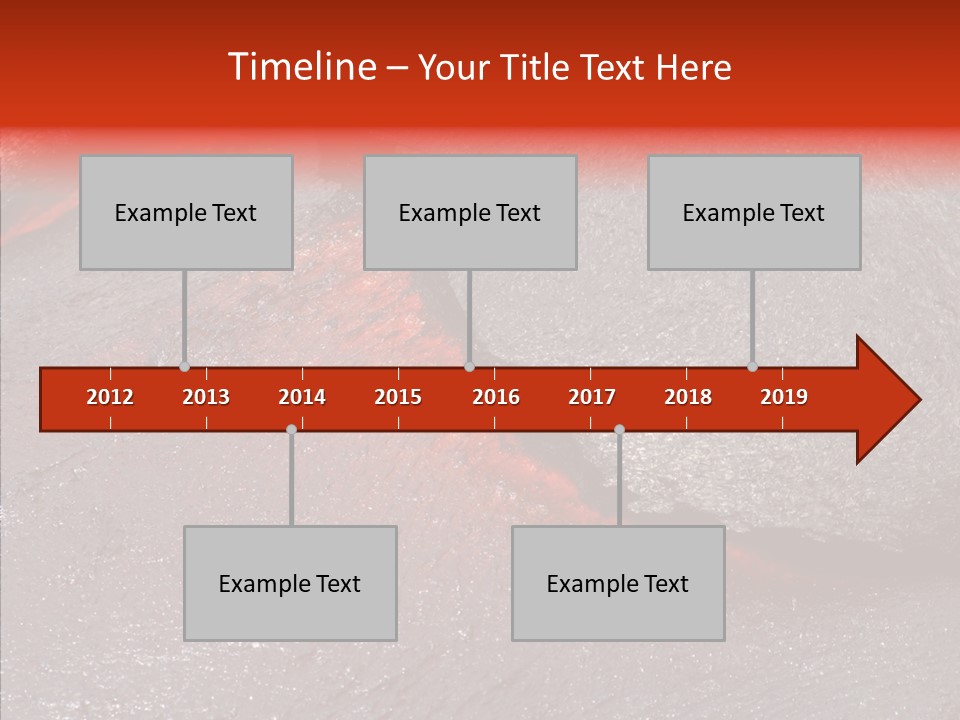 Burning Stream Superheated PowerPoint Template