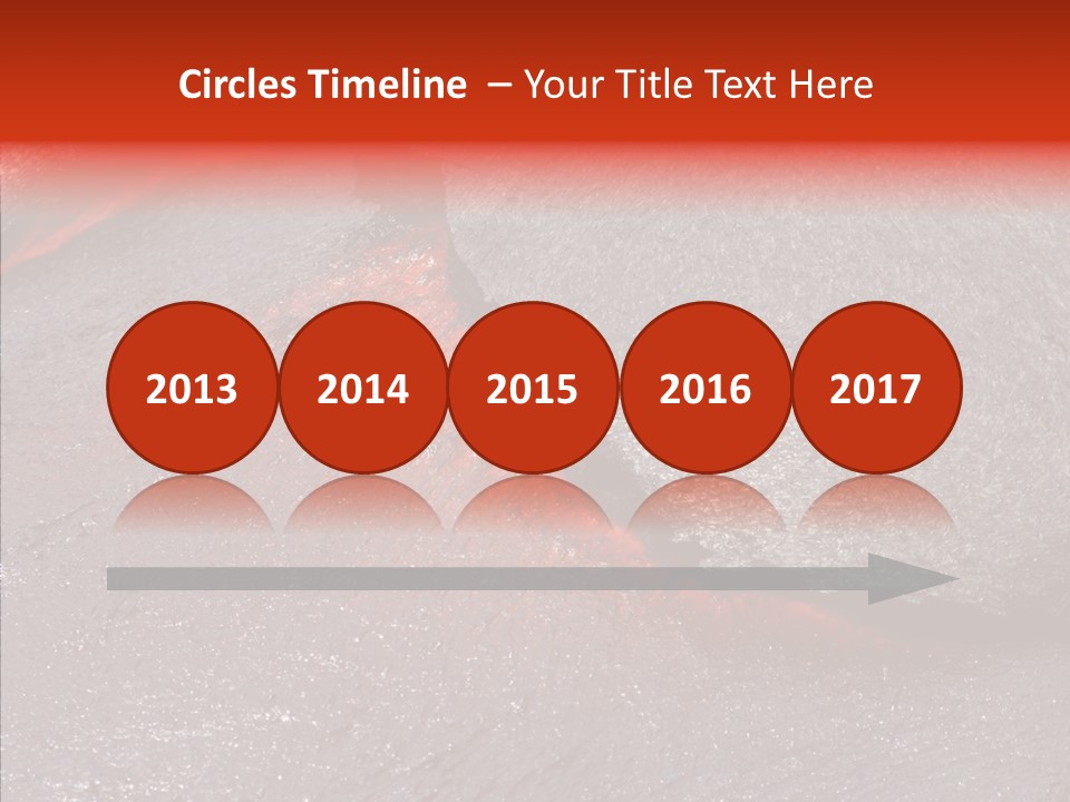 Burning Stream Superheated PowerPoint Template