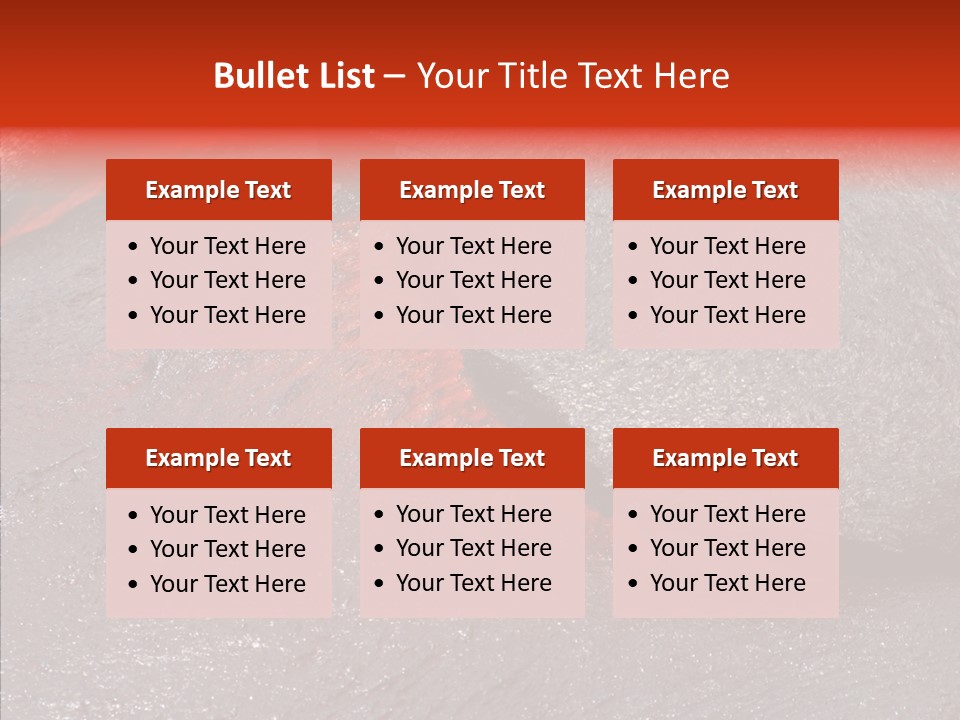 Burning Stream Superheated PowerPoint Template