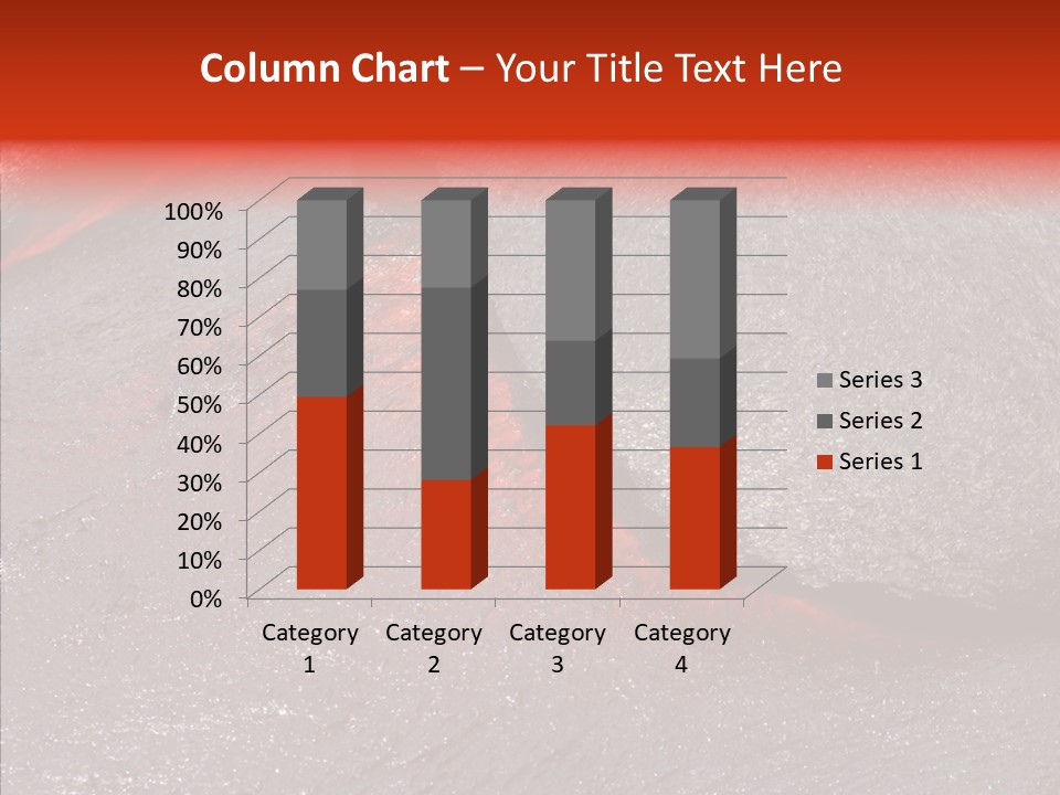 Burning Stream Superheated PowerPoint Template