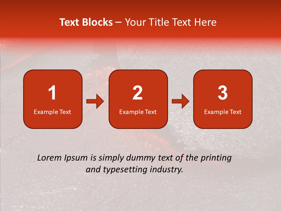 Burning Stream Superheated PowerPoint Template