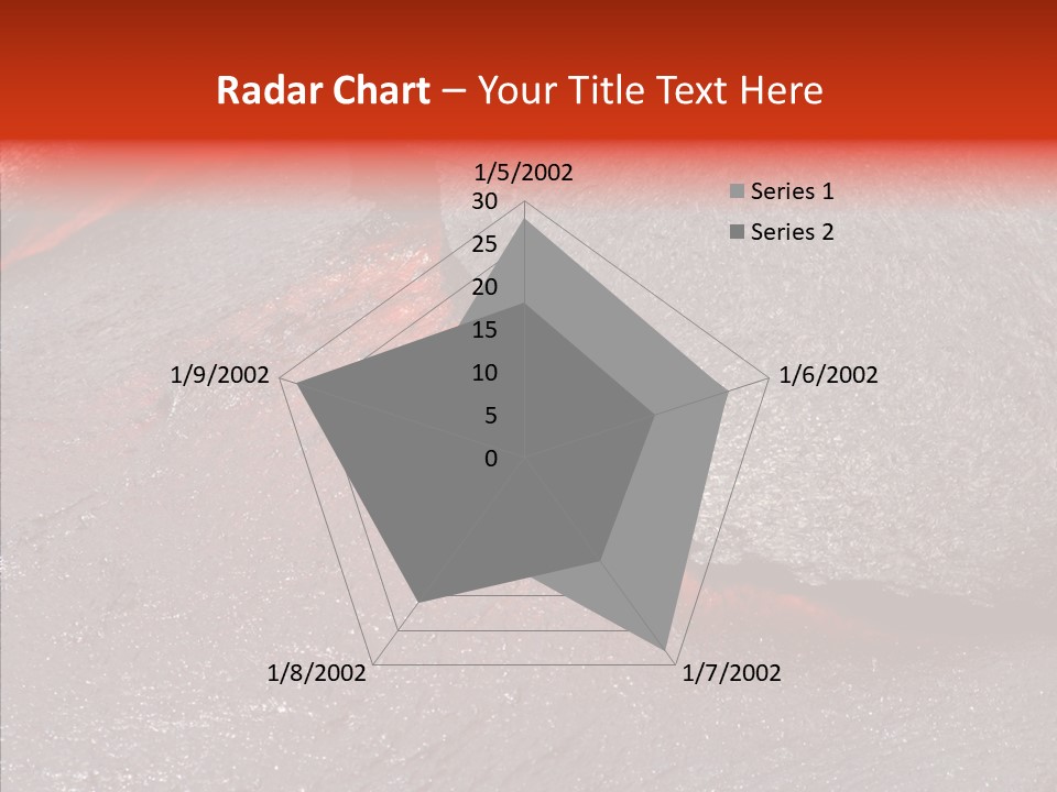 Burning Stream Superheated PowerPoint Template