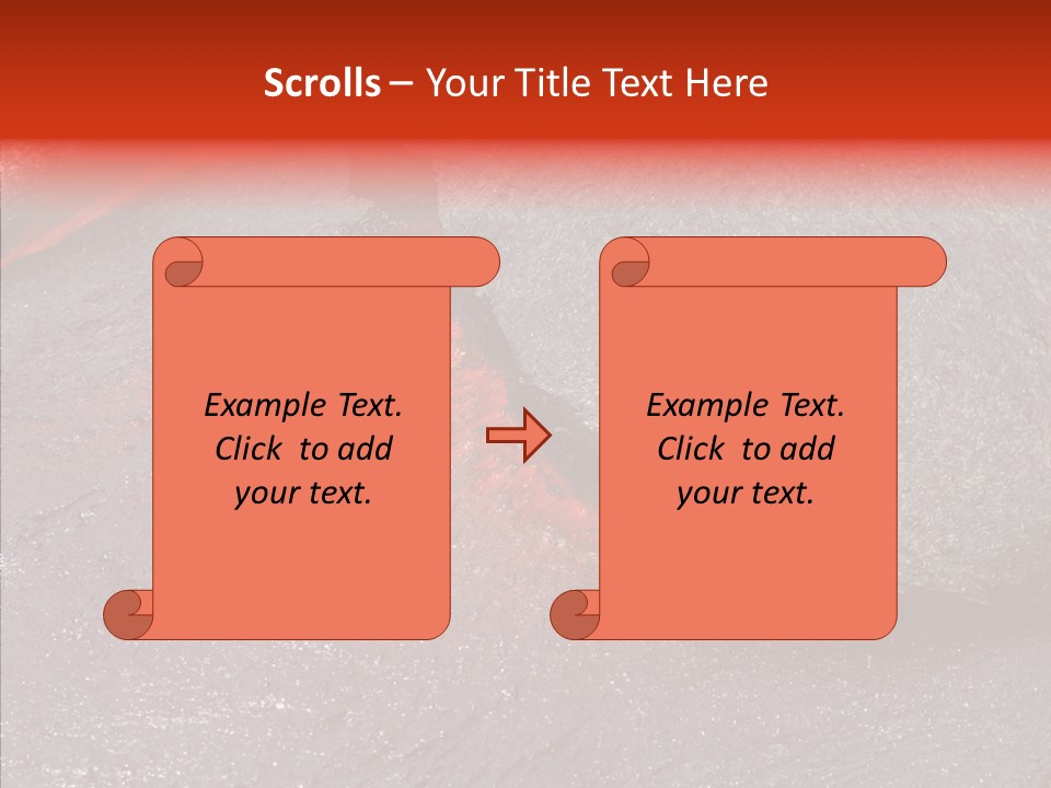 Burning Stream Superheated PowerPoint Template