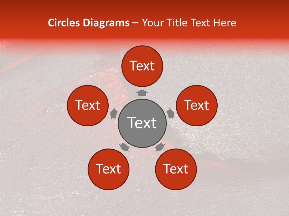 Burning Stream Superheated PowerPoint Template