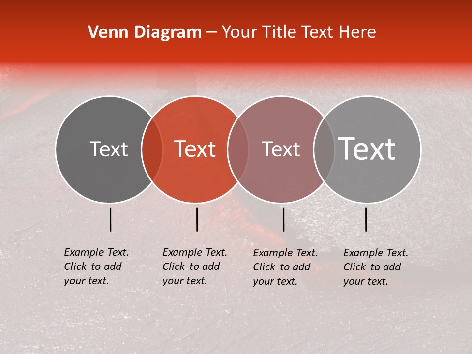 Burning Stream Superheated PowerPoint Template