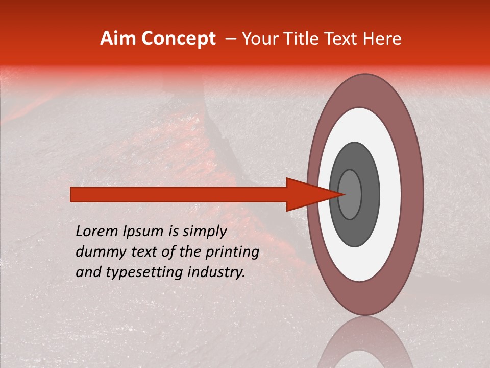 Burning Stream Superheated PowerPoint Template